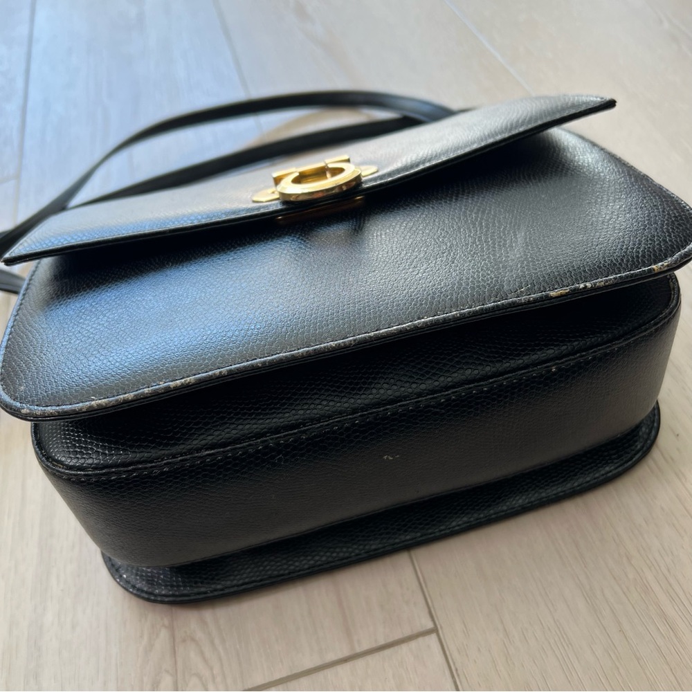 Vintage Salvatore Ferragamo Leather Purse | Vintage 1980s Designer Leather Purse - Picture 3 of 8